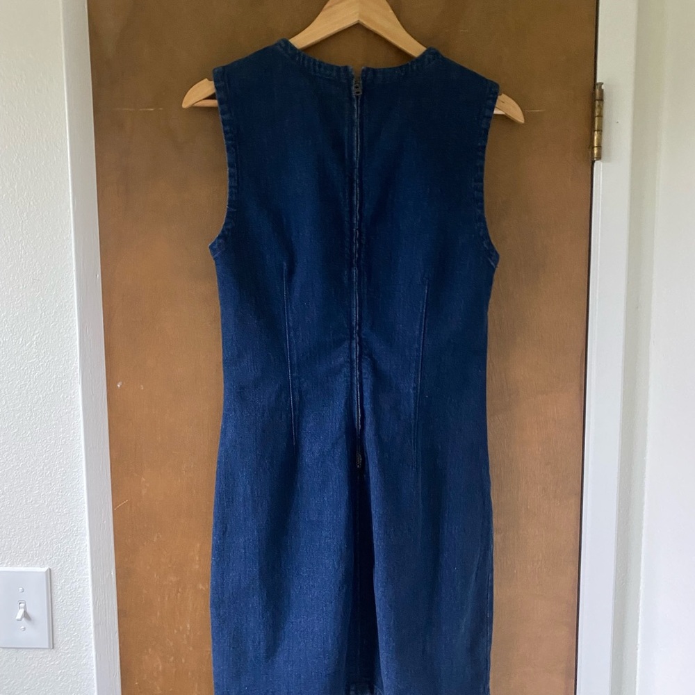 Abercrombie & Fitch Dark Denim Mini Dress - Picture 2 of 4